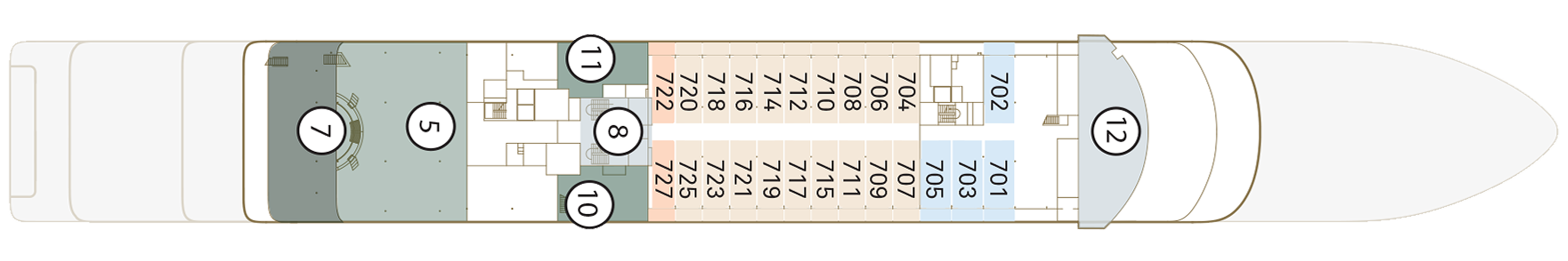 Scenic Ocean Cruises, Scenic Ikon Deck 7.png